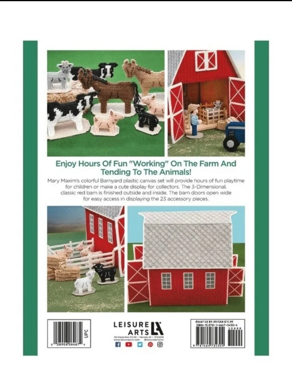 The Best of Mary Maxim Barnyard Playset - Red Barn